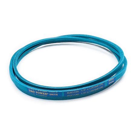 D&D 4LK1160 116" Outside Length, 1/2" Top Width, 1 Ribs 4LK1160